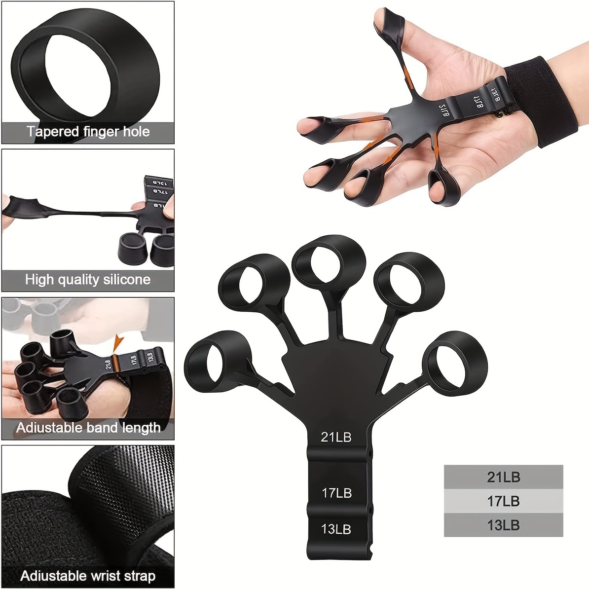 Finger Resistance Clip Exerciser For Finger Flexibility - Temu