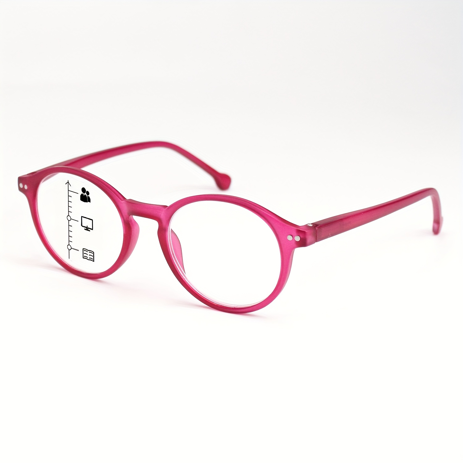 Lightweight Round-Frame Macaron-Colored Reading Glasses