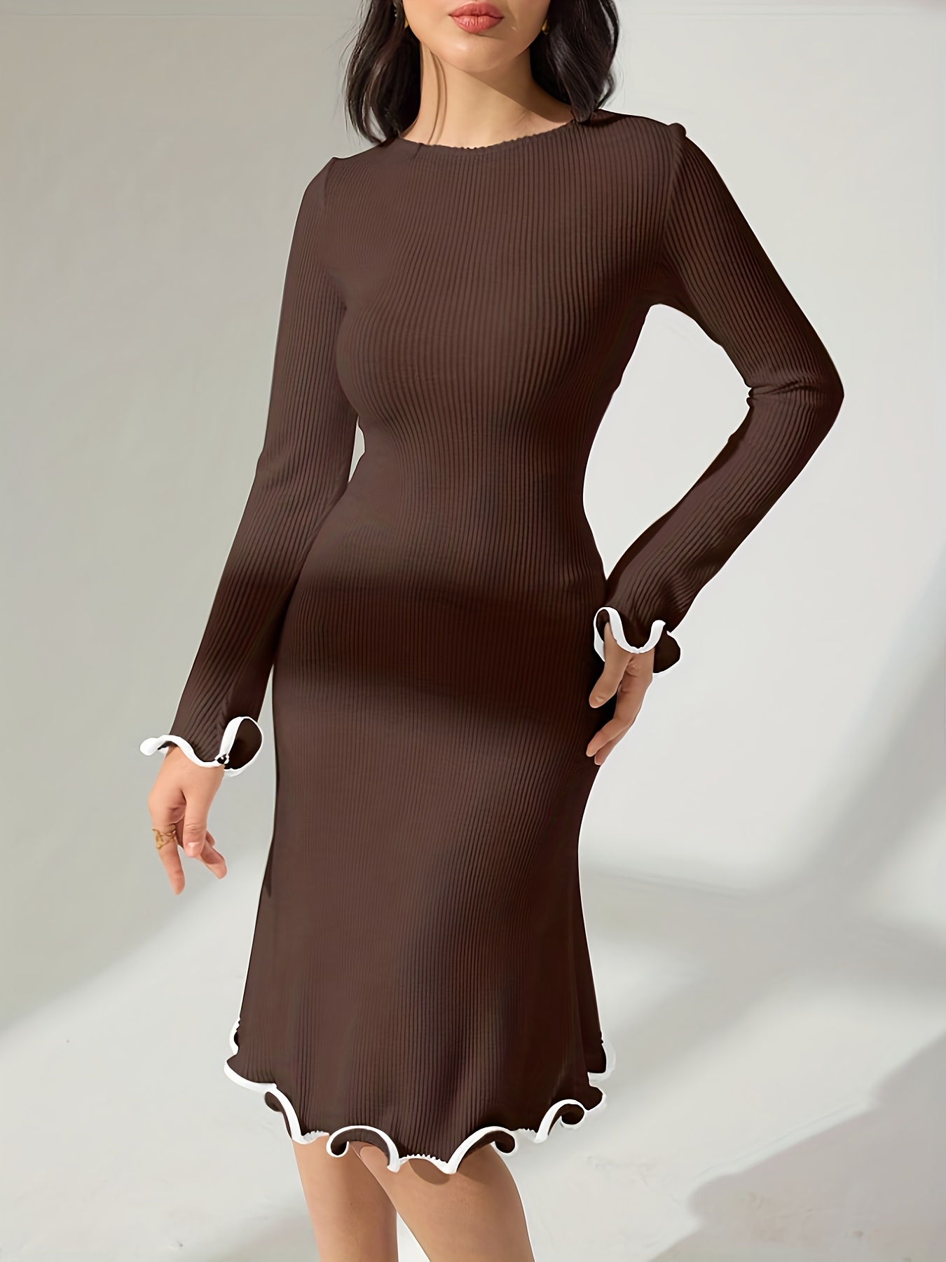 brown dresses -
