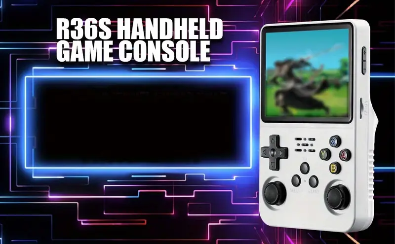 r36s 3 5 inch ips screen portable gaming device pocket with long 128gb stotage system perfect gift for birthday Product details 0