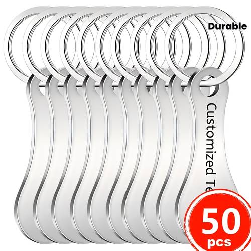 Artikelbild 15/50 stk. personalisierte, lasergravierte, verlustsichere schlüsselanhänger für supermarkt-einkaufswagen – verleihen sie ihrem einkaufswagen eine persönliche note. dieser langlebige edelstahl-token im schlüsselanhänger-design ist das perfekte zubehör für einkaufswagen in einkaufszentren oder