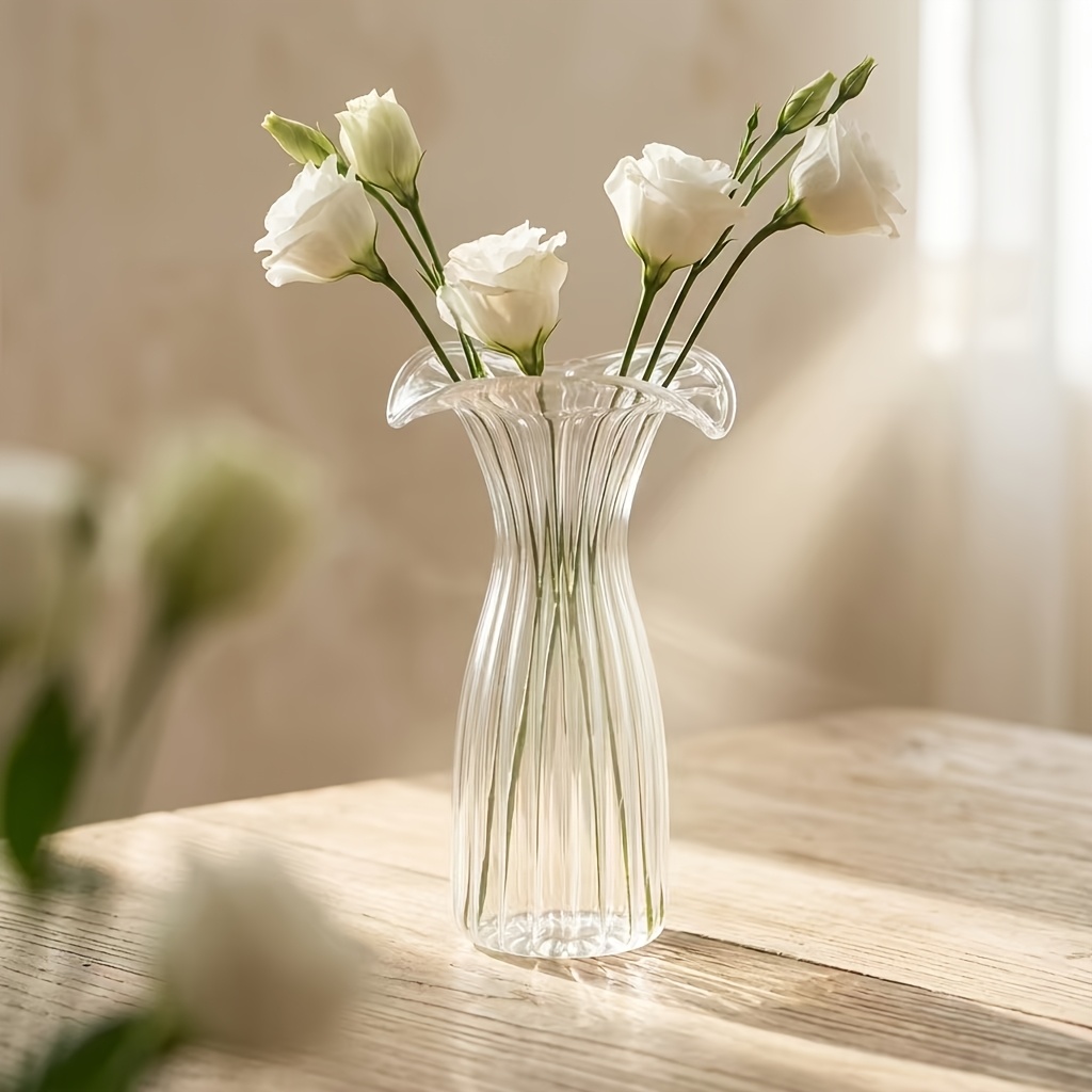glass vases for flowers sold on Temu United States