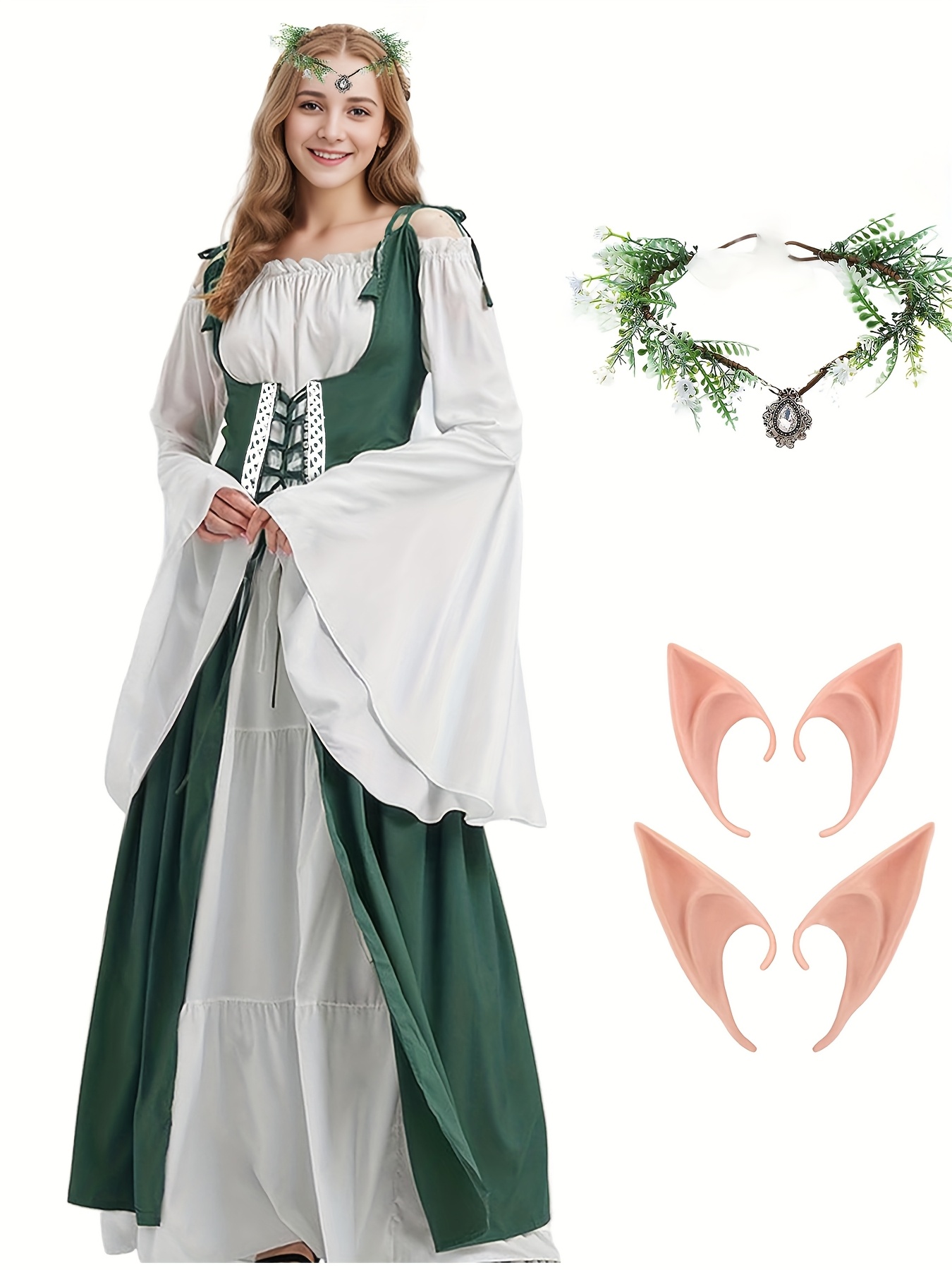 renaissance costume women medieval dresses women fairy dress - Temu Czech  Republic
