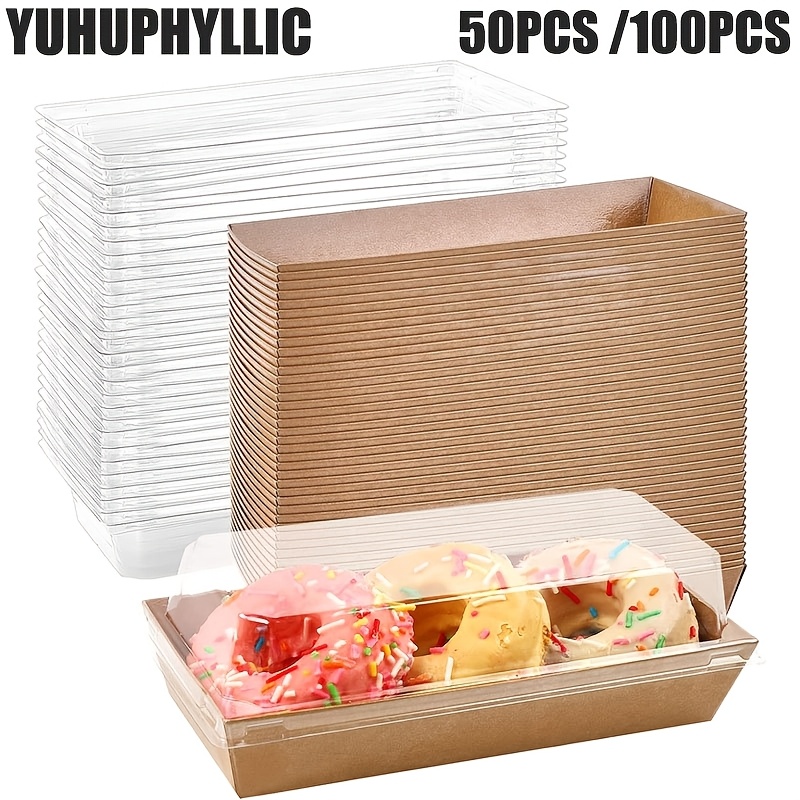 

Yuhuphyllic 50pcs/100pcs Lid Box, Container, Box, , , Box