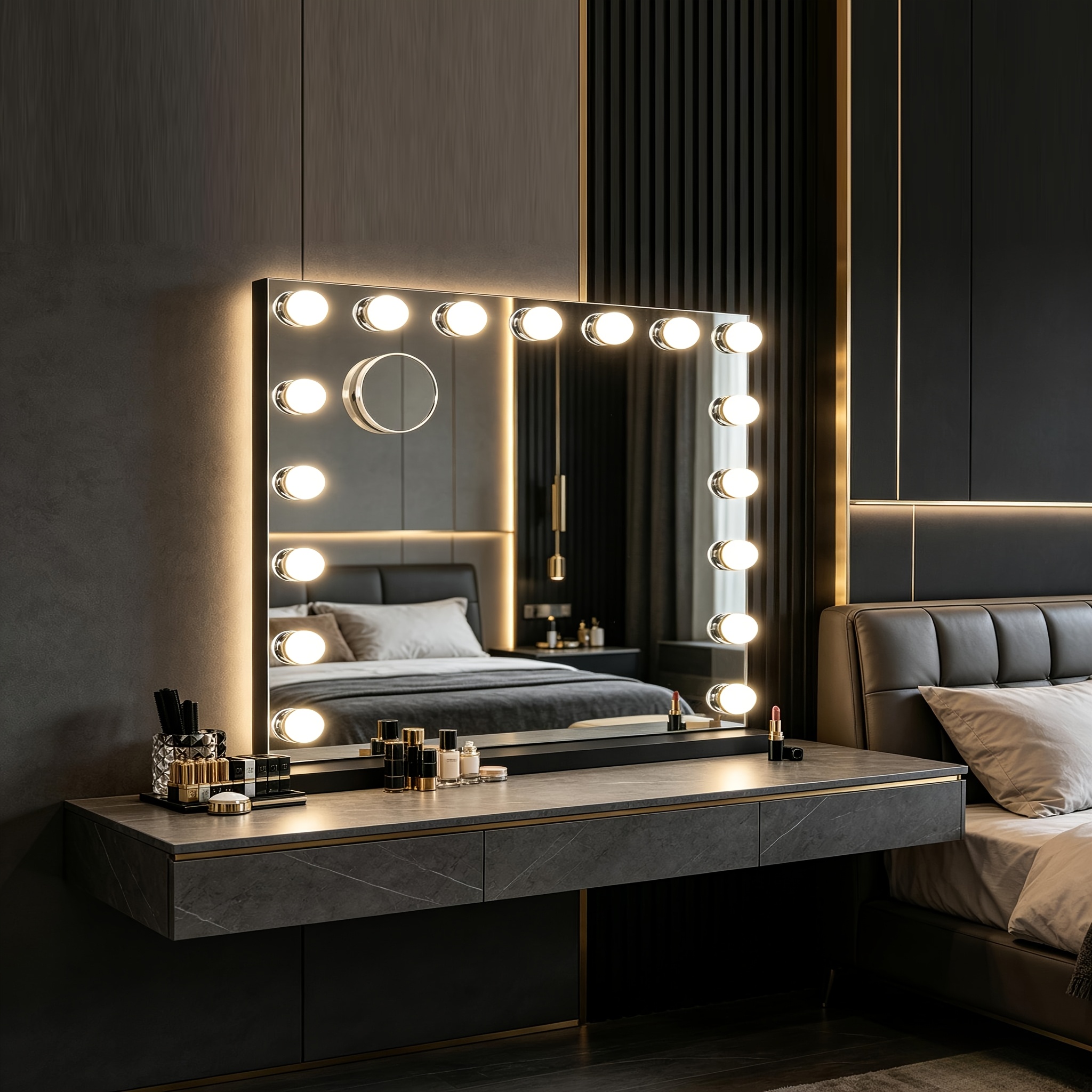 Makeup Mirror With Led Lighting Mirror Dimmable Mirror