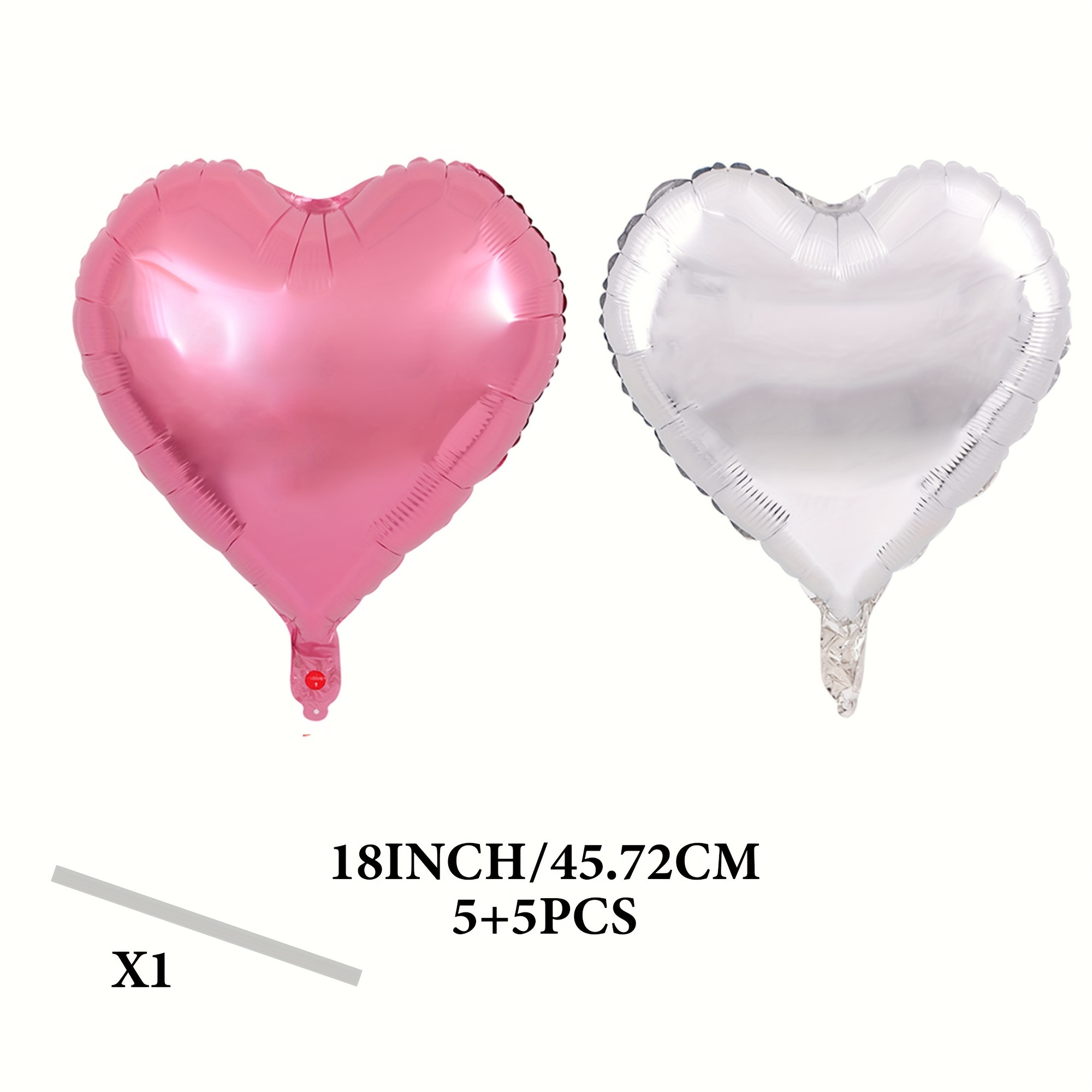 10 Palloncini In Mylar A Forma Cuore Rosso 45 Decorazioni - Temu  Switzerland