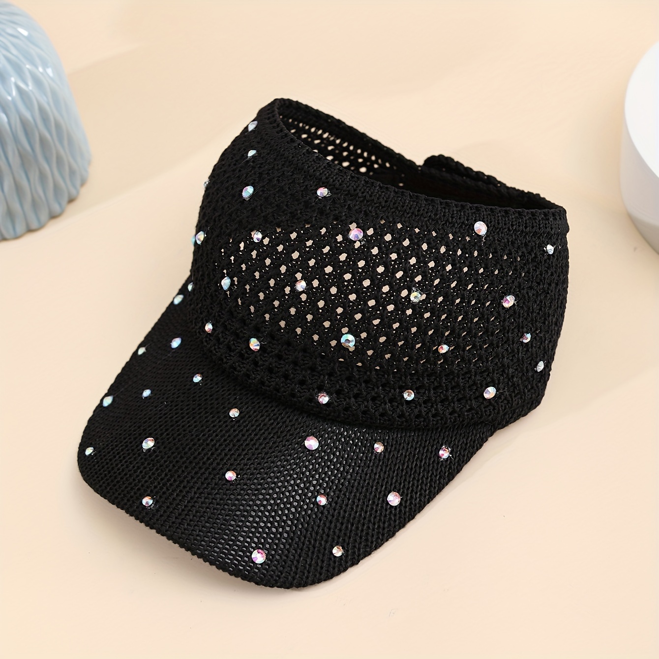 1pc Random Pick Hollow Top Hat, New Style Empty Top Hat Women's Summer Versatile Running Cycling Hat