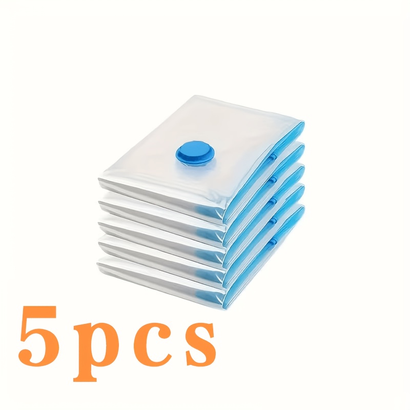 TEMU 5pcs ONE WD Marque Sac Extra Large -Bag, Sac de Rangement, Sac de Rangement à Compression Sous Vide 70Cm X 50Cm, Organisateur de Vêtements et de