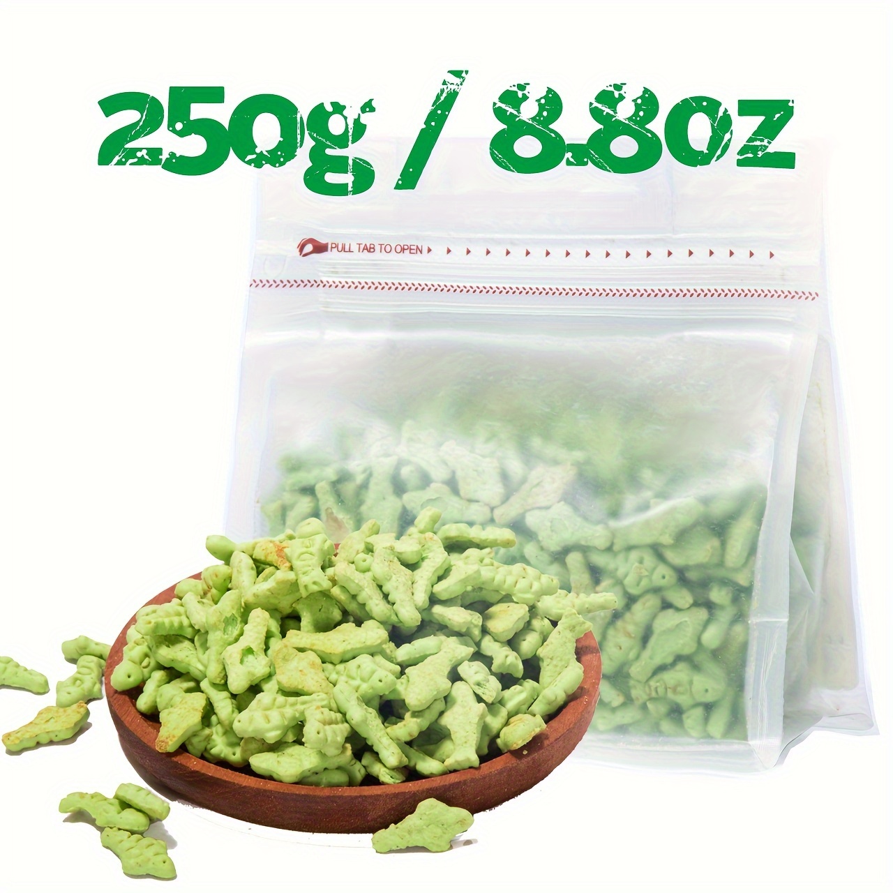 TEMU 250g/8.8oz Natural Pet Snacks For Cats - -shaped Cat Crackers, Healthy & Nutritious Cat Treats For Dental Health, Weight , And Mental
