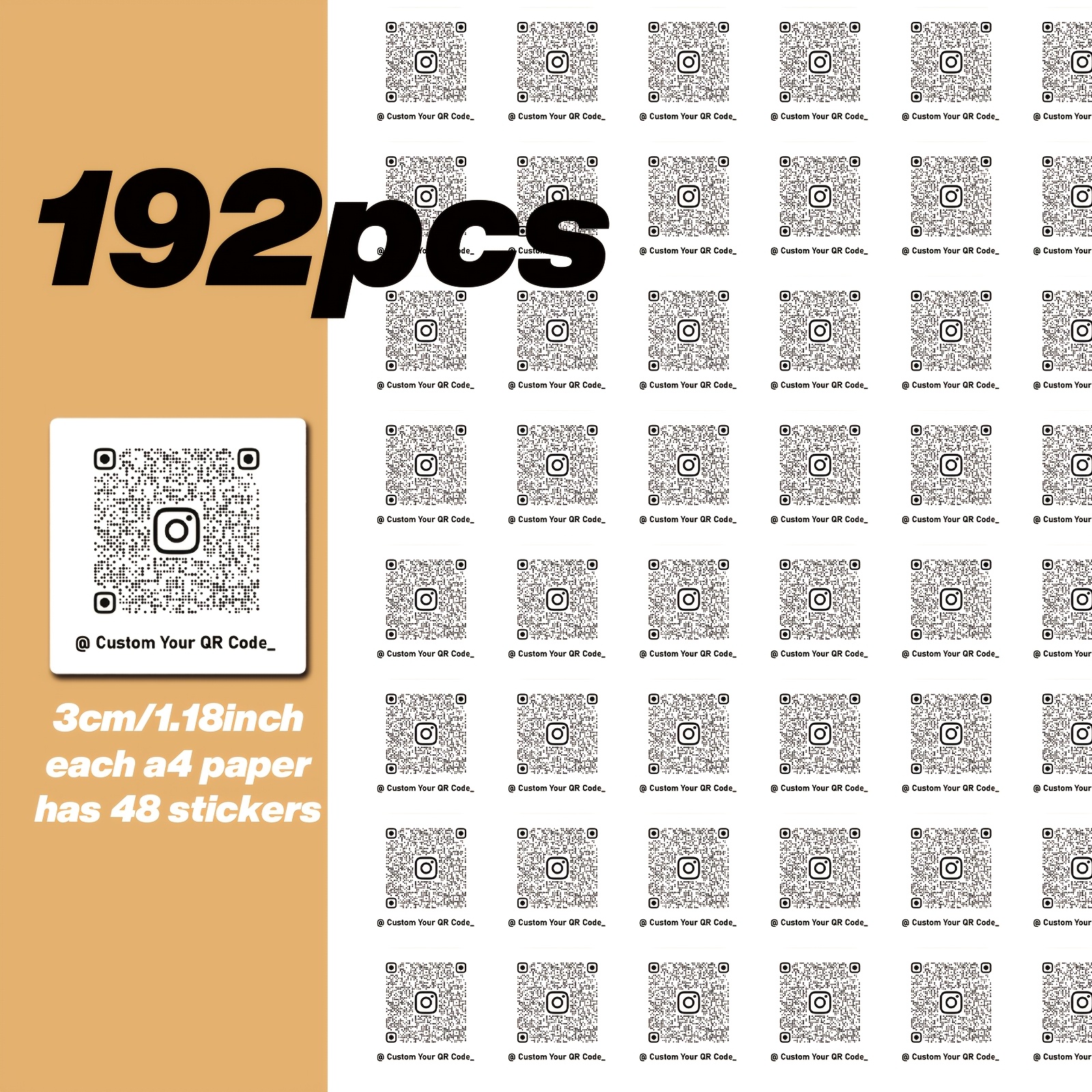 TEMU Personalized Labels- Custom Stickers Square Stickers, Customized Advertisement Label Logo Sticker, Custom Stickers With Any Design Text, Back To