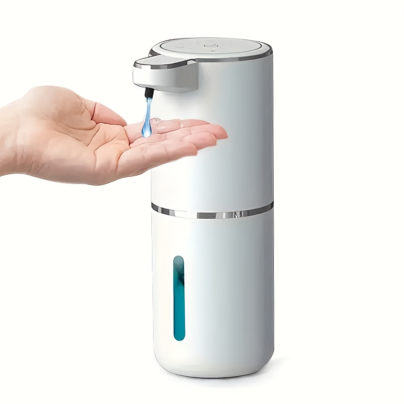 Image of Automatic Touchless Liquid Soap Dispenser Wall-mounted With Rechargeable Battery & Usb, Hygienic -activated Operation, Adjustable Settings, Modern For Bathroom/kitchen - Plastic (