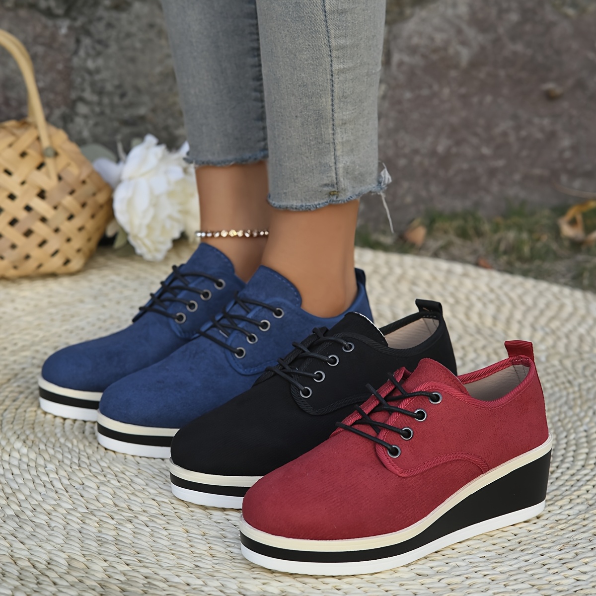 Halbhohe Damenschuhe Leder Halbhohe Schuhe Temu Deutschland