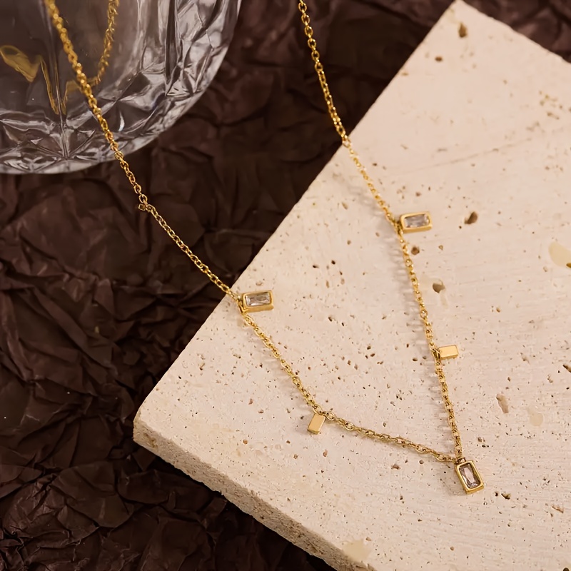 Women's Delicate 18K Gold-Plated Stainless Steel Necklace