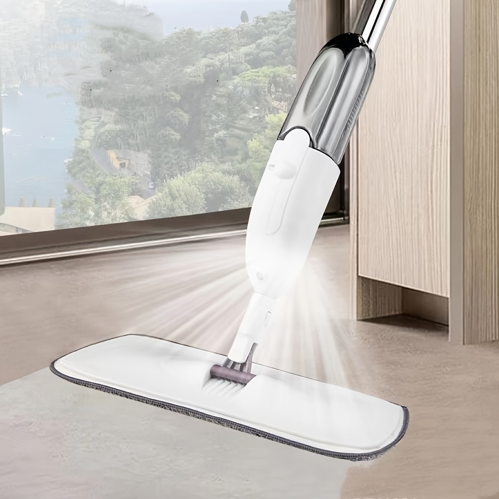 

1pc Easy- Stainless Steel Spray Mop - Washing, For All Floor Types, Ideal For Bedroom/living Room/outdoor/bathroom Cleaning