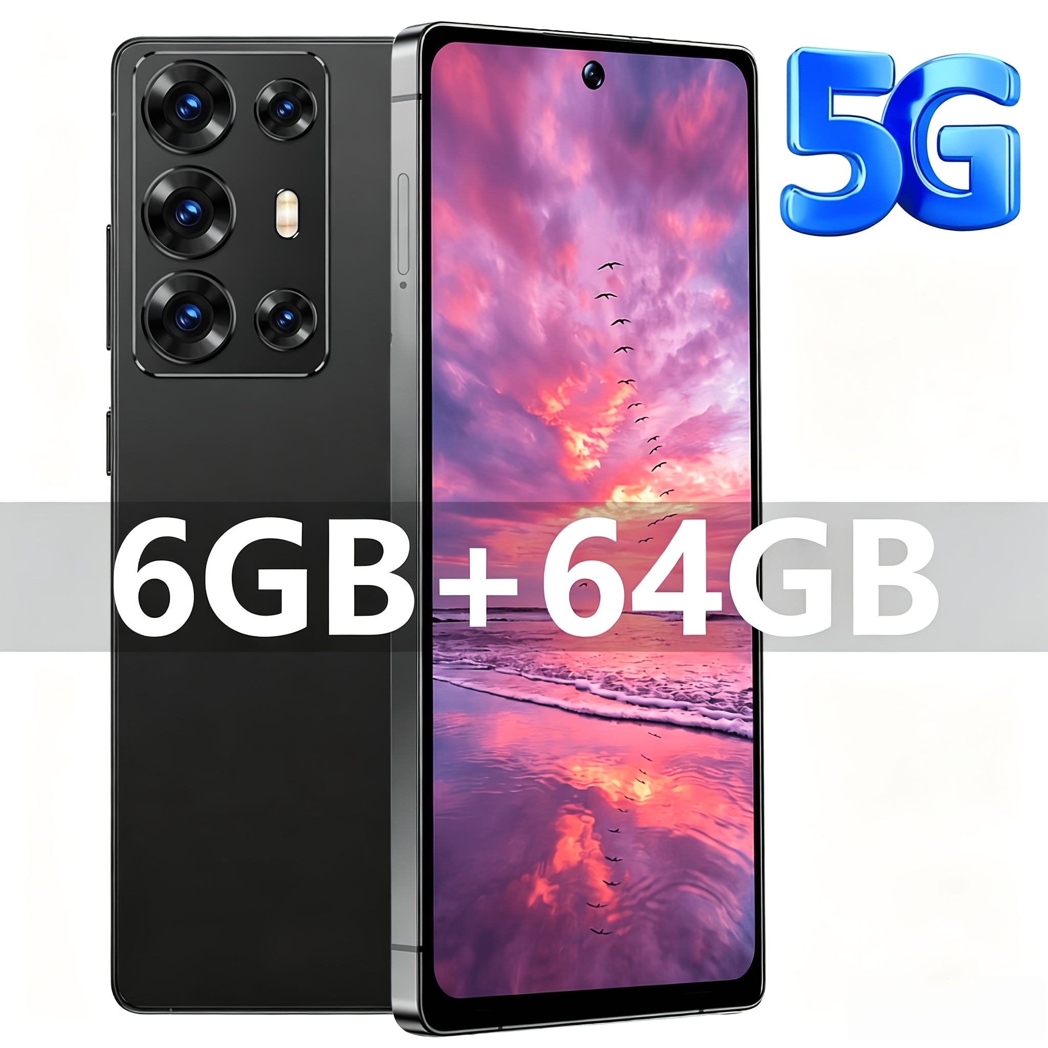 2026 C25 Ultra 5g Unlocked Version Mobile Phone, 6.8 Inch High Refresh Hd Screen, Fast-charging Large Battery, Face Recognition Unlock, Dual Standby, Gift Kit Perfect For Show Streaming