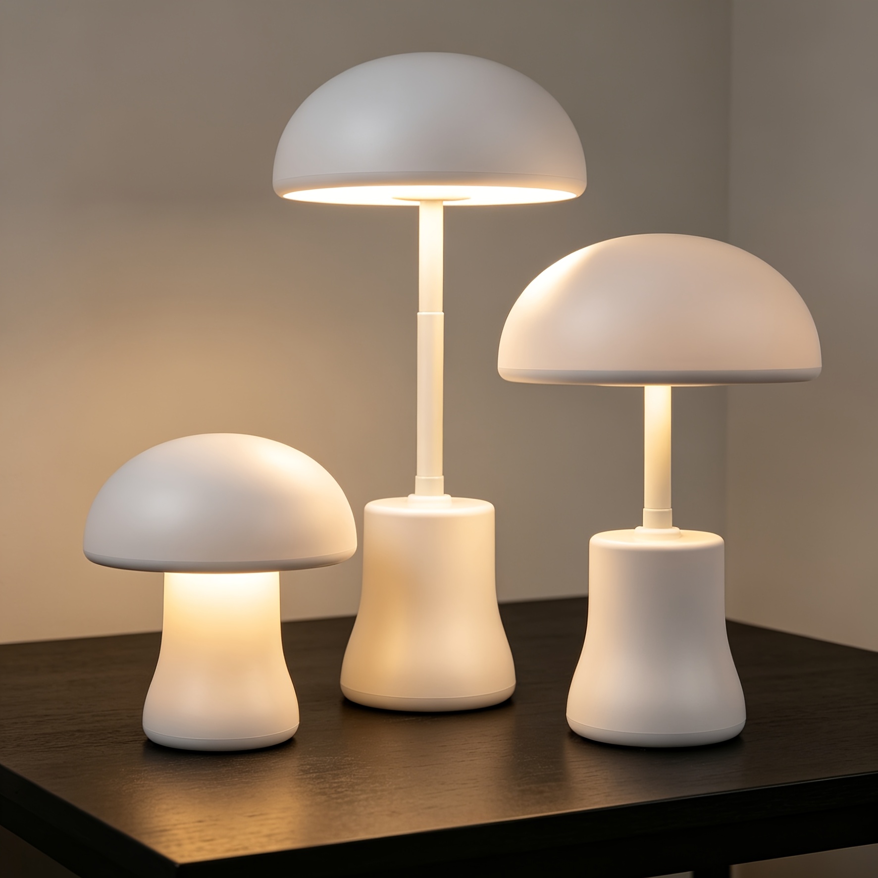 Mushroom Adjustable Desk Lamp, LED Touch Control Night Light