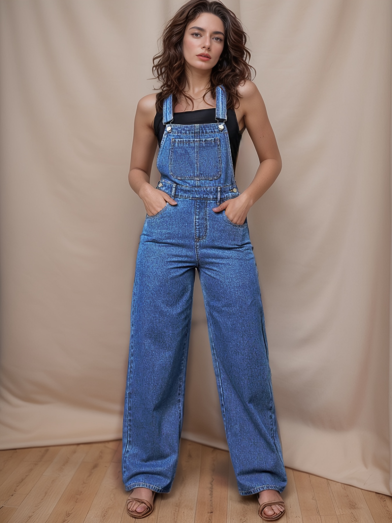 item picture adjustable elastic suspenders with pockets for a comfortable streetwear style