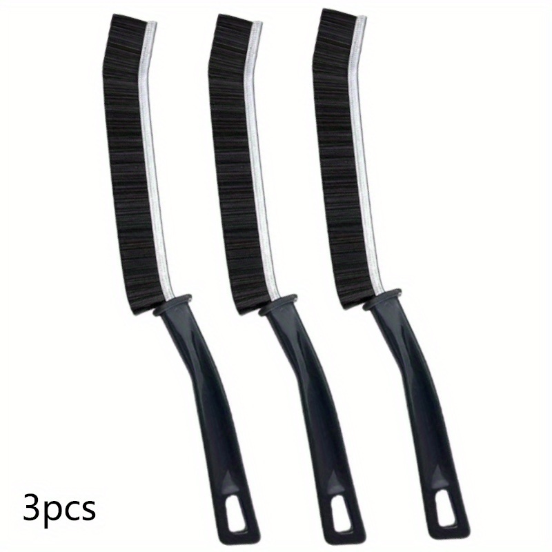 TEMU 3pcs Crevice Brushes, Narrow Cleaning Brushes, Bathroom Brushes, Stiff Bristle Crevice Cleaning Brushes, Suitable For Home Bedroom, Kitchen
