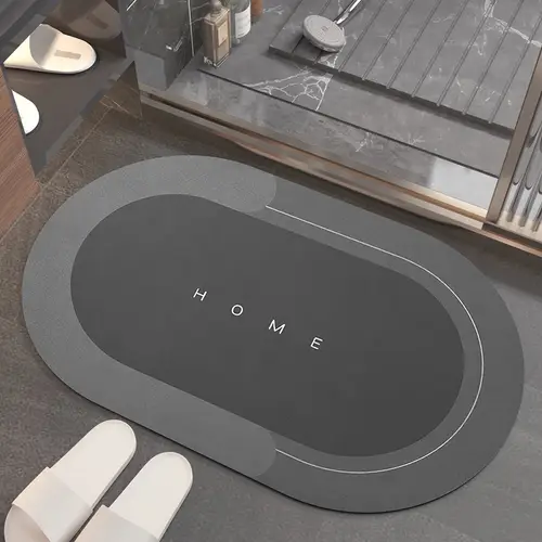 bathroom mat rug non slip super absorbent stain resistant quick dry thin bathroom rug bath mats