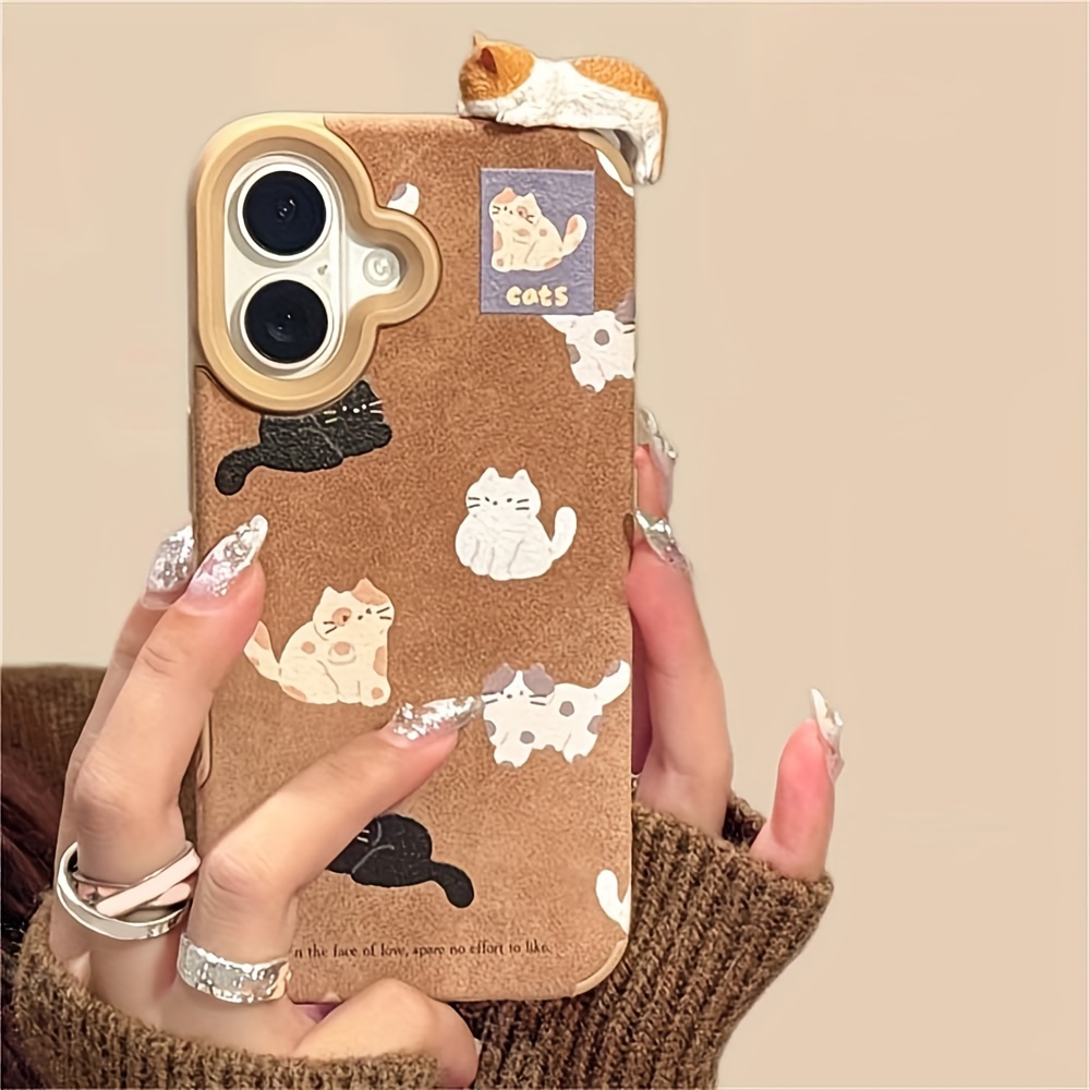 

3d Cat Phone Compatible 15 14 11 Shockproof