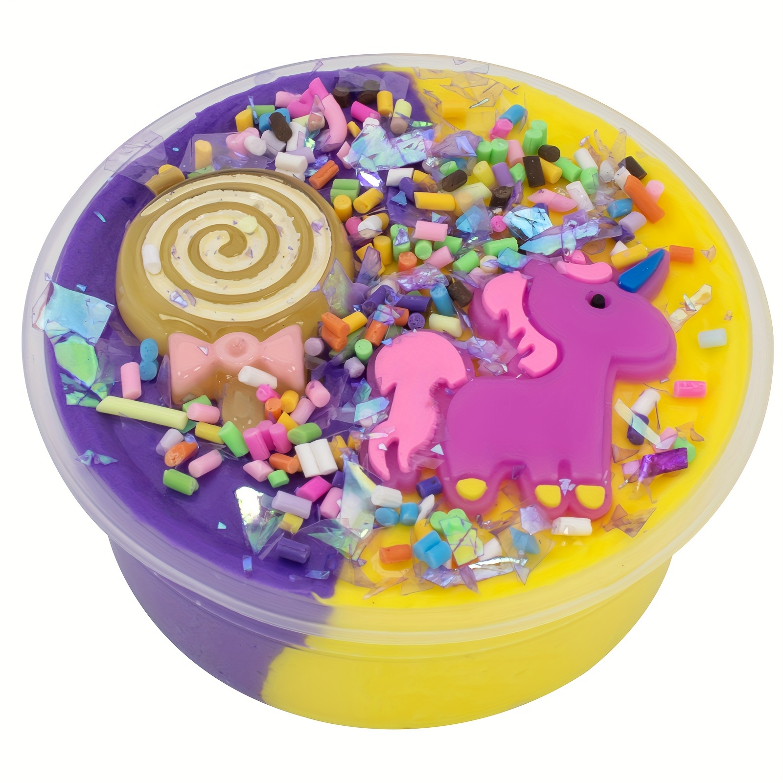 60ml Colore Unicorn Fluffy Slime Colla Burro Slime Accessori Modellazione  Cloud Slime Forniture Luce Plasticine Clay Per Bambini Bambini Antistress  Stress Relief Toy - Temu Italy