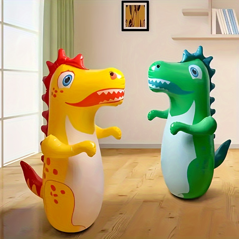 

Inflatable Dinosaur Punching Bag For Kids - Bag With Action - Ideal Gift For Children 3-6 - Pvc Construction - Fun Dino Design For Indoor & Outdoor Play