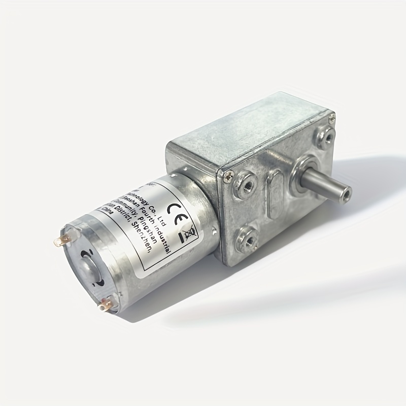 12v Worm Gear Motor High Torque For Equipment Jgy370 Worm Gearmotor Reduction Gear Motor