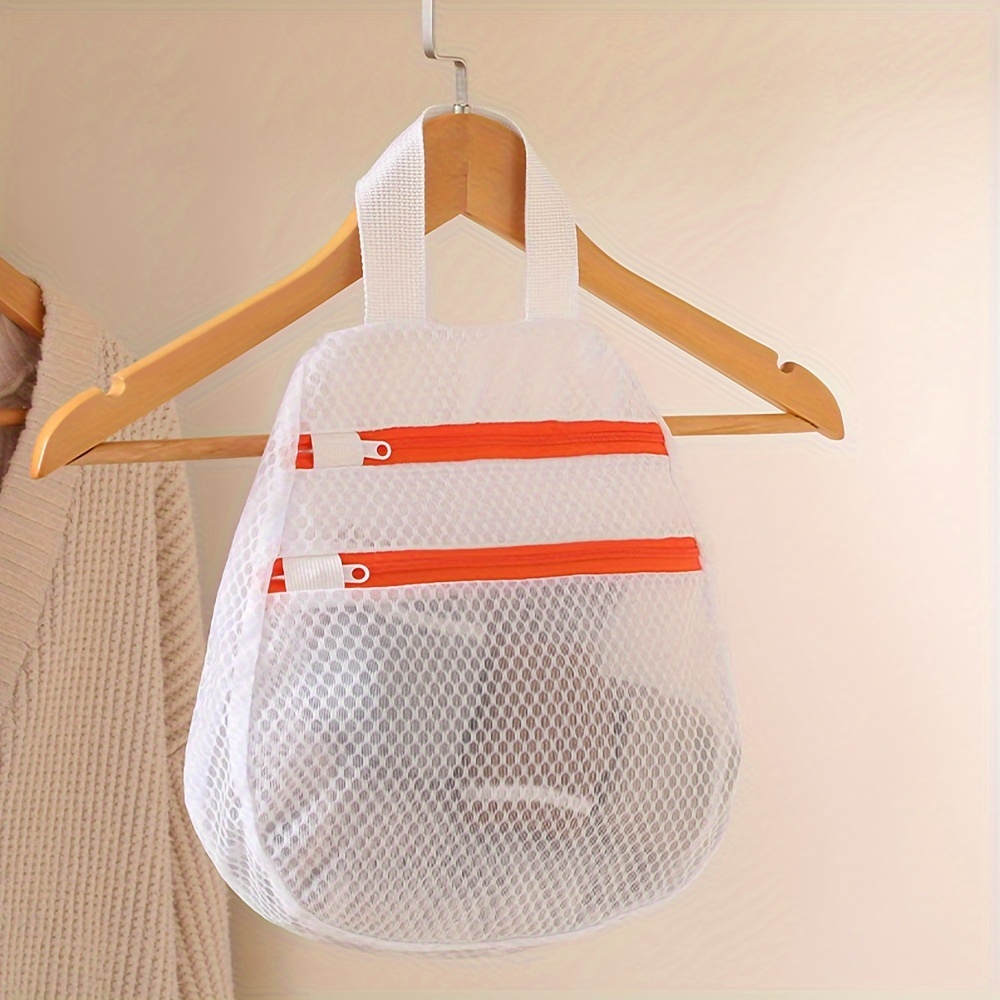 TEMU 1pc Versatile Hanging Storage Bag For Underwear & Socks - Double-layer Organizer, For & Use