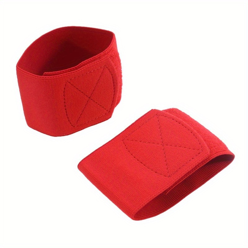 TEMU 2pcs Sangles de Fixation de Coudières de Football, Sangles de Compression de Cheville, Adaptées pour Basketball Badminton Course