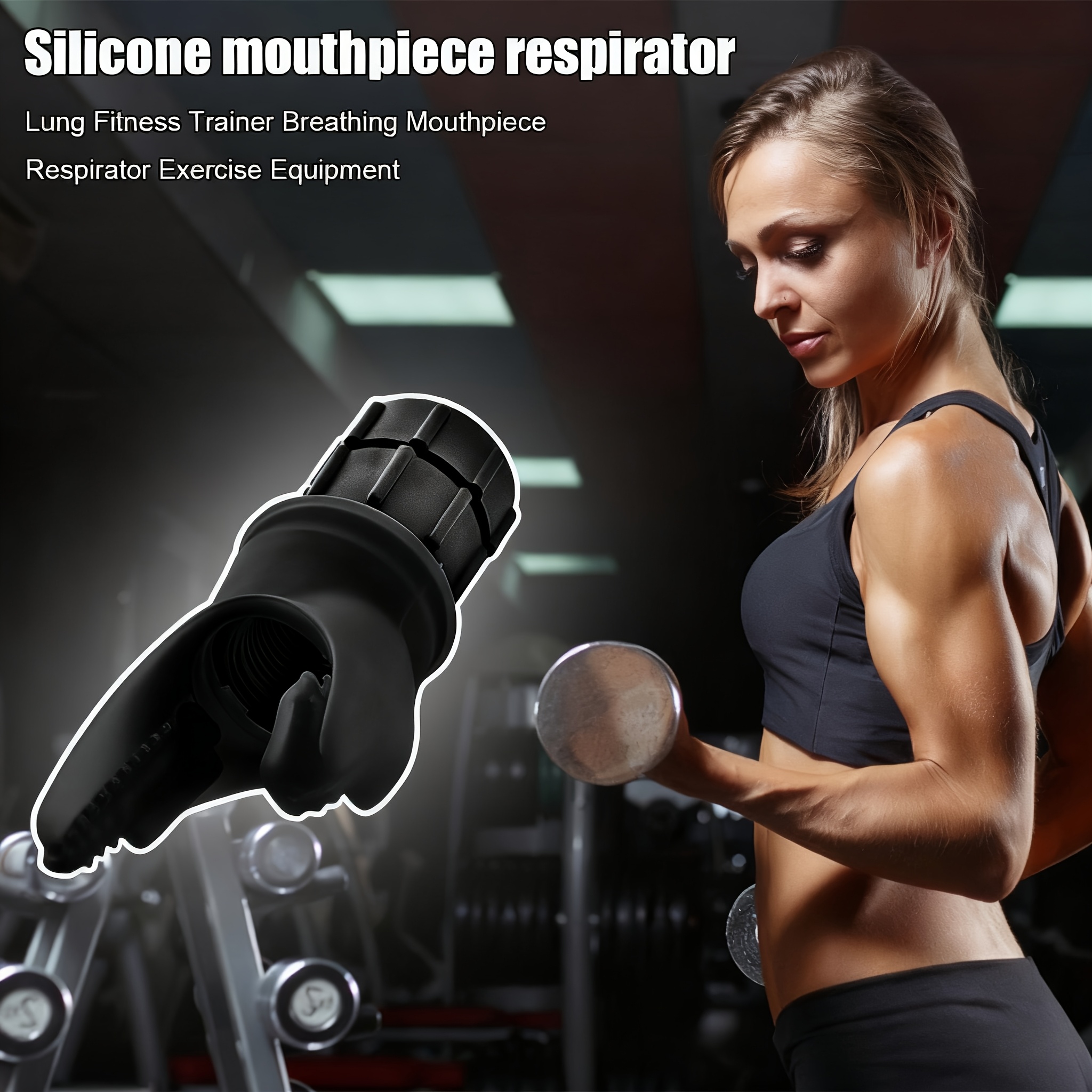 3pcs Breathing Trainer - Adjustable Resistance, Portable Lung Exerciser with Ergonomic Mouthpiece and Lanyard - Suitable for Adults, Athletes, Gym, Travel, Home Workouts - Improves Lung Function, Endurance Training, High-Quality Fitness Equipment