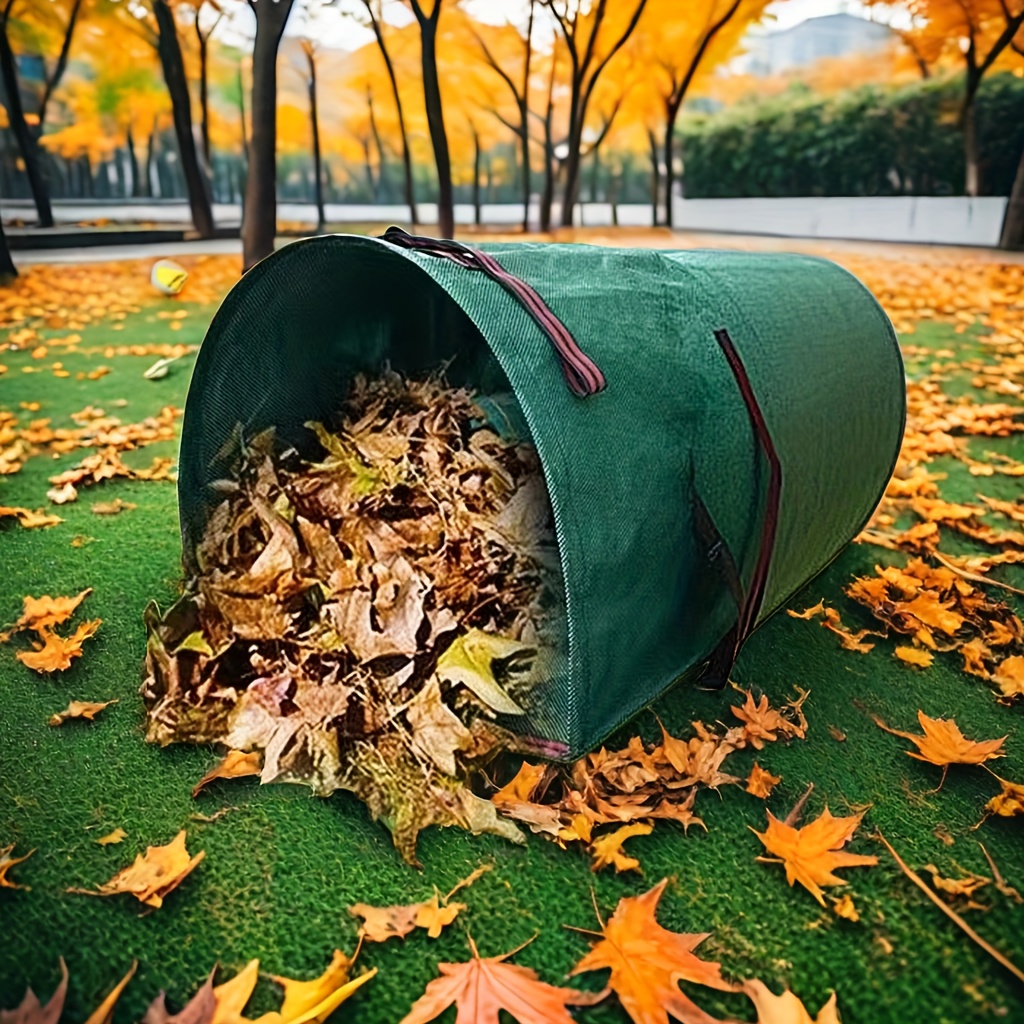 

1pc Sac à Pelle -Rond - 270L, Matériau PP, la des Déchets de , de Jardinage et Accessoire d'Entretien de Pelouse, une Utilisation Extérieure