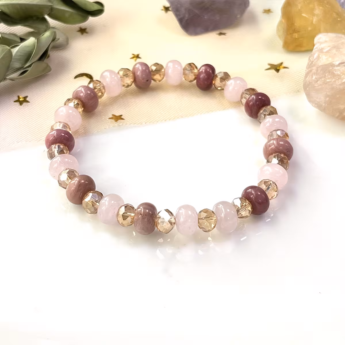 Bracciale energetico rosa cartomanzia