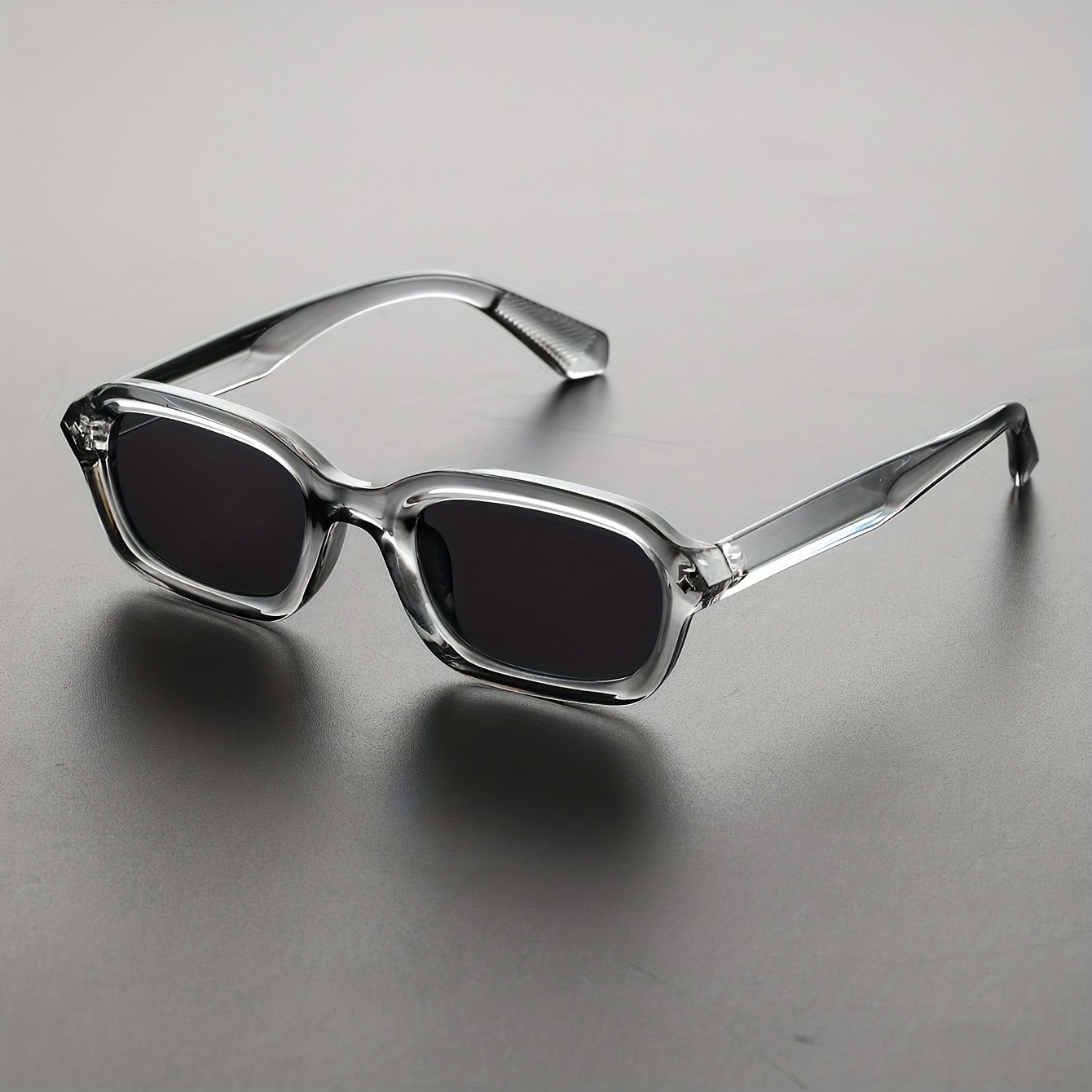 Image of 1pc Men's Small Oval Fashion Protection Sunglasses, Classic Trendy Easy Style, Suitable For Face Shapes, Clothing Match, Back To , Outdoor Travel, Driving, Daily Use
