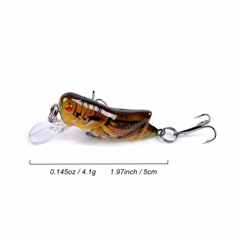 4/8 piezas, señuelo de hundimiento - crankbait minnow - 1.97 pulgadas/5 cm, 0.145 oz/4.1 pintura 3d y anzuelos afilados Detalles del producto 3