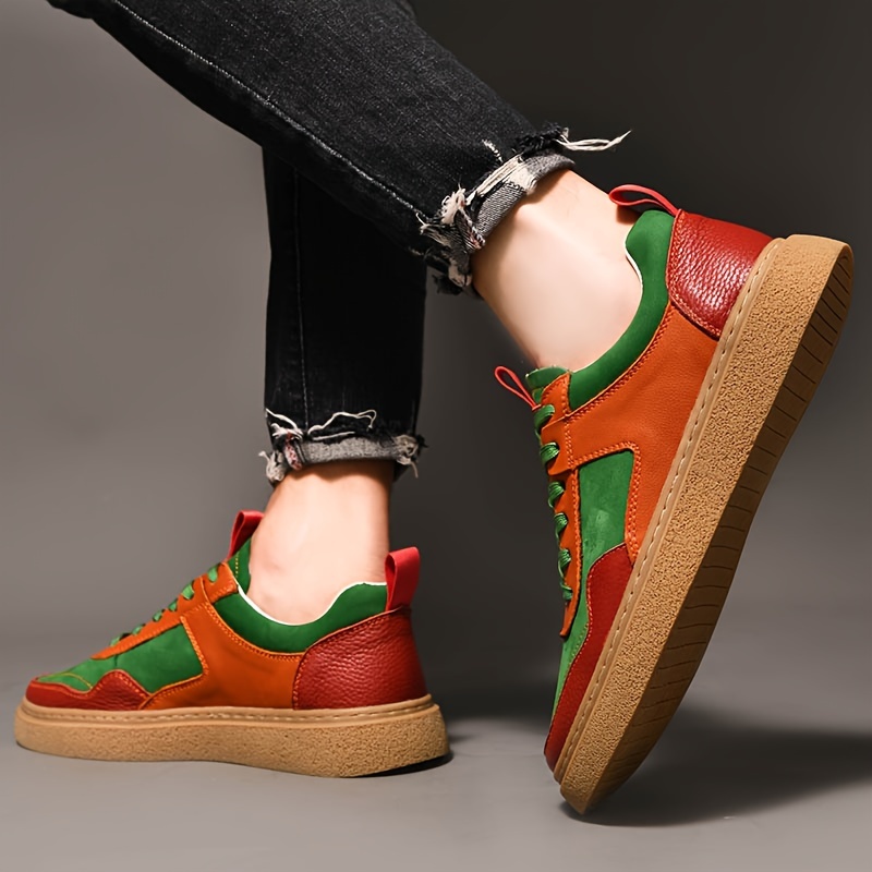 Zapatillas de skate casuales para hombre de la marca FCSHOU, zapatillas de skate transpirables, a la moda y de tendencia