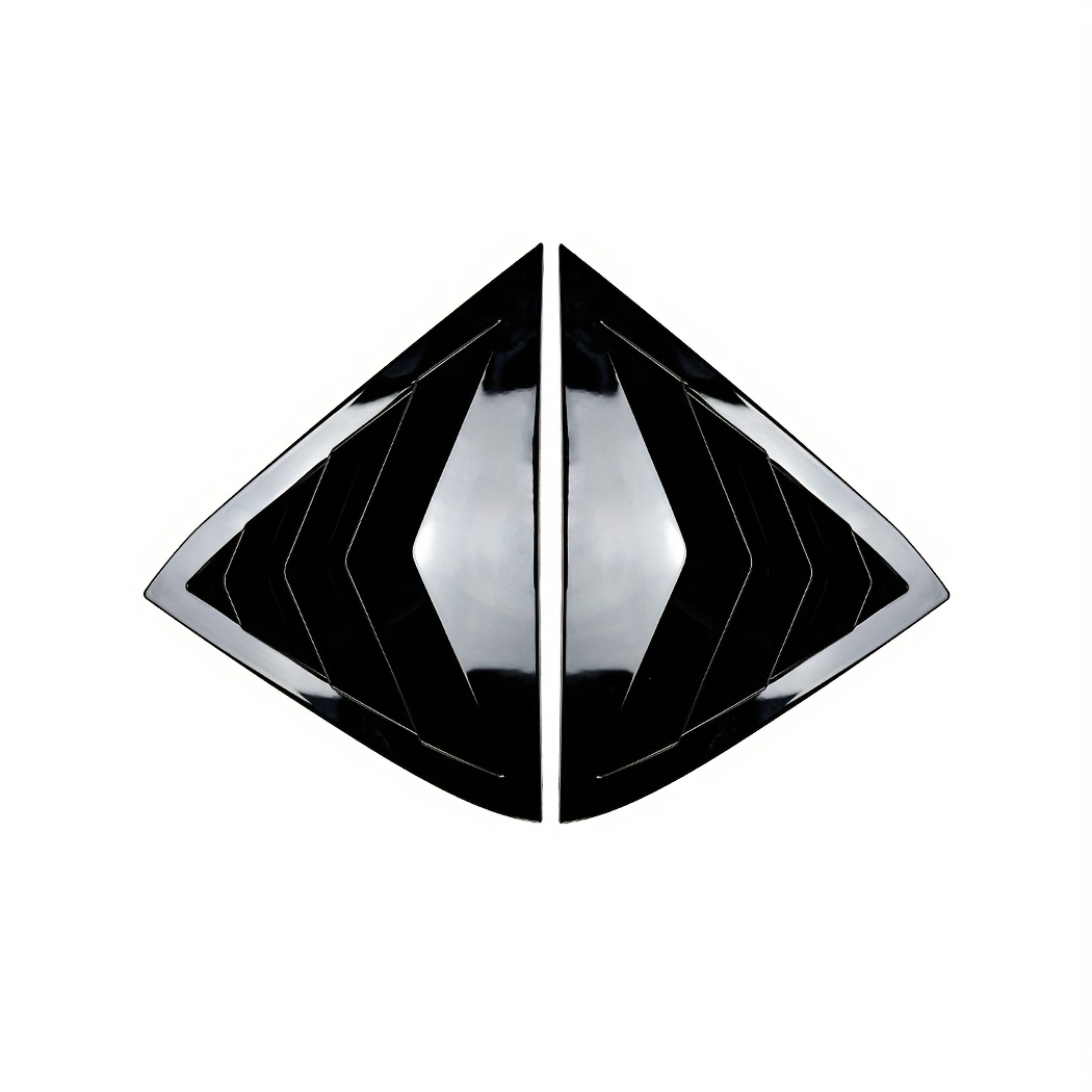 TEMU For Ford Mk7 Mk7.5 2008-2017 Rear Side Window Louver Air Vents Cover Spoiler Car Side Window Decoration Cover