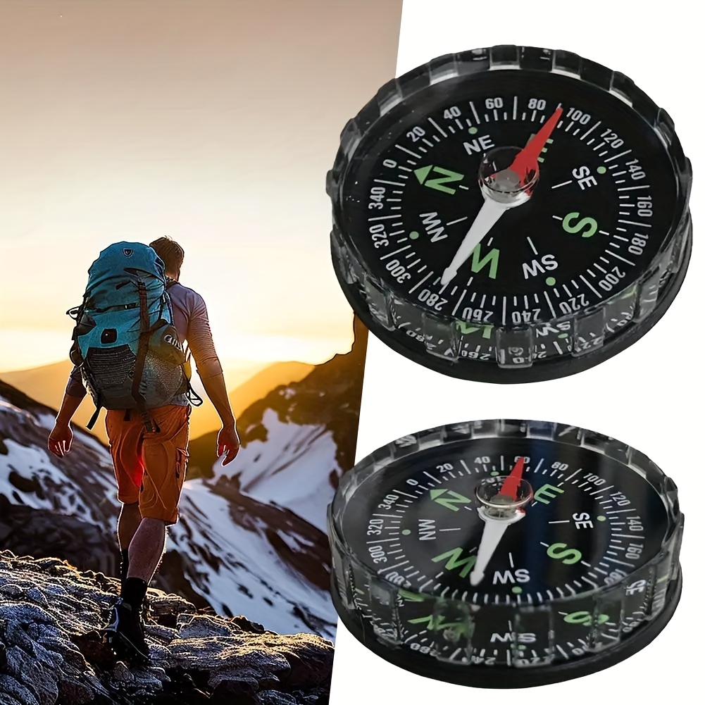 Waterproof Outdoor Survival Compass, Portable Mini Navigation Guide