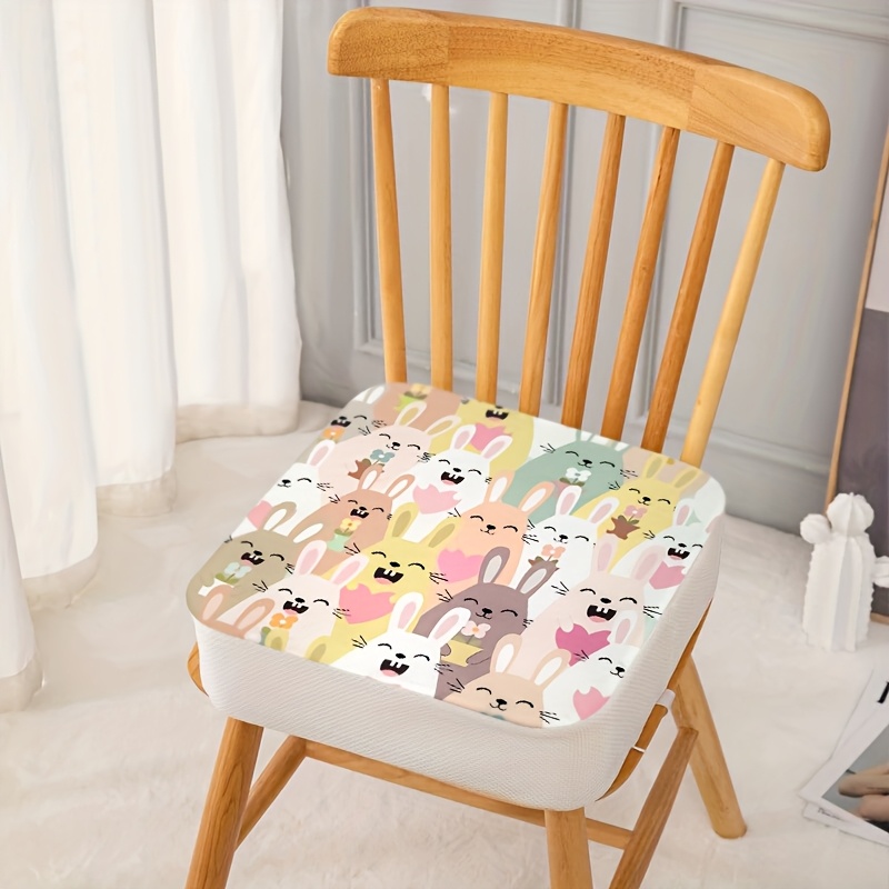 Image of 1pc Booster Seat Cushion For Kitchen Chair With Adjustable Straps, Toddler Booster Seat Cushion For Dining Table, Booster Cushion For Table For Baby Child Infant Kid Boy Girl