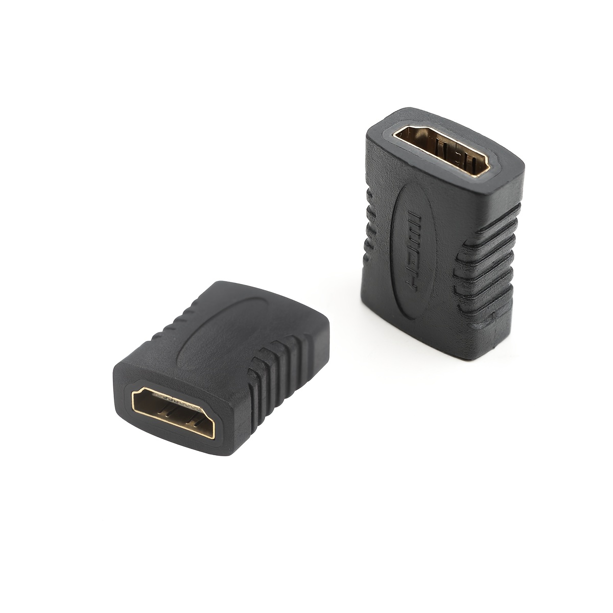 Female To Female Coupler Adapter, Black, Good Quality And Durable Adapter For Home/ Office