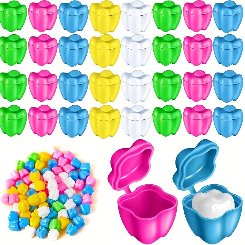 

Tooth Saver Containers For - 50//150pcs, Plastic Tooth Holders For Boys And Girls, Ideal For Keepsakes, Bags, Party Favors, Dentist Office