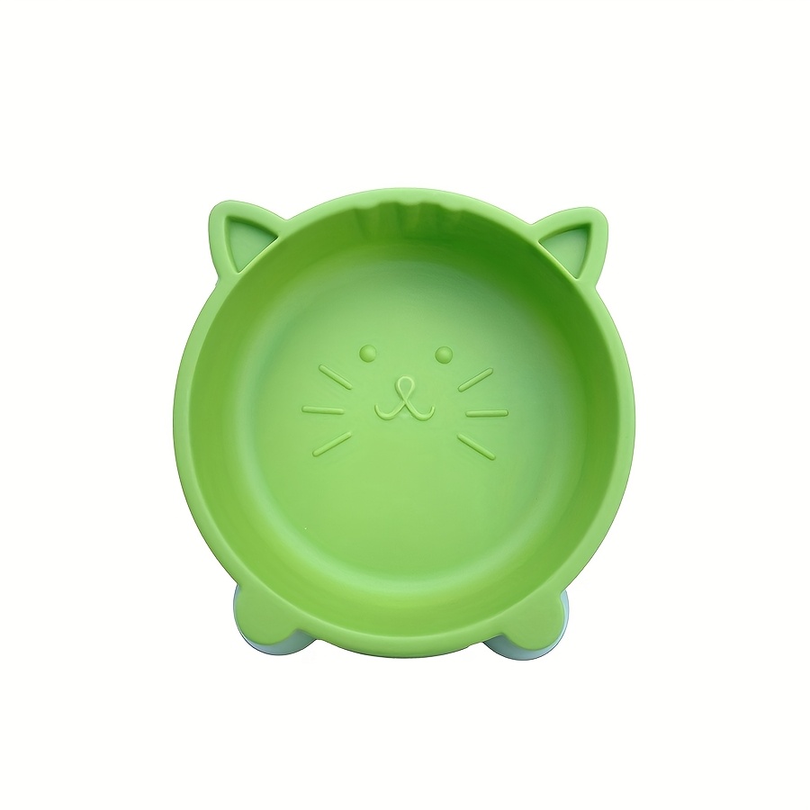 6pcs Colorful Cat Bowls - Durable Plastic, Easy-to-Clean Small Pet Food & Water Dishes with Playful Cat Face Design - Perfect for Indoor/Outdoor Cats & Puppy Birthday Parties, Assorted Color