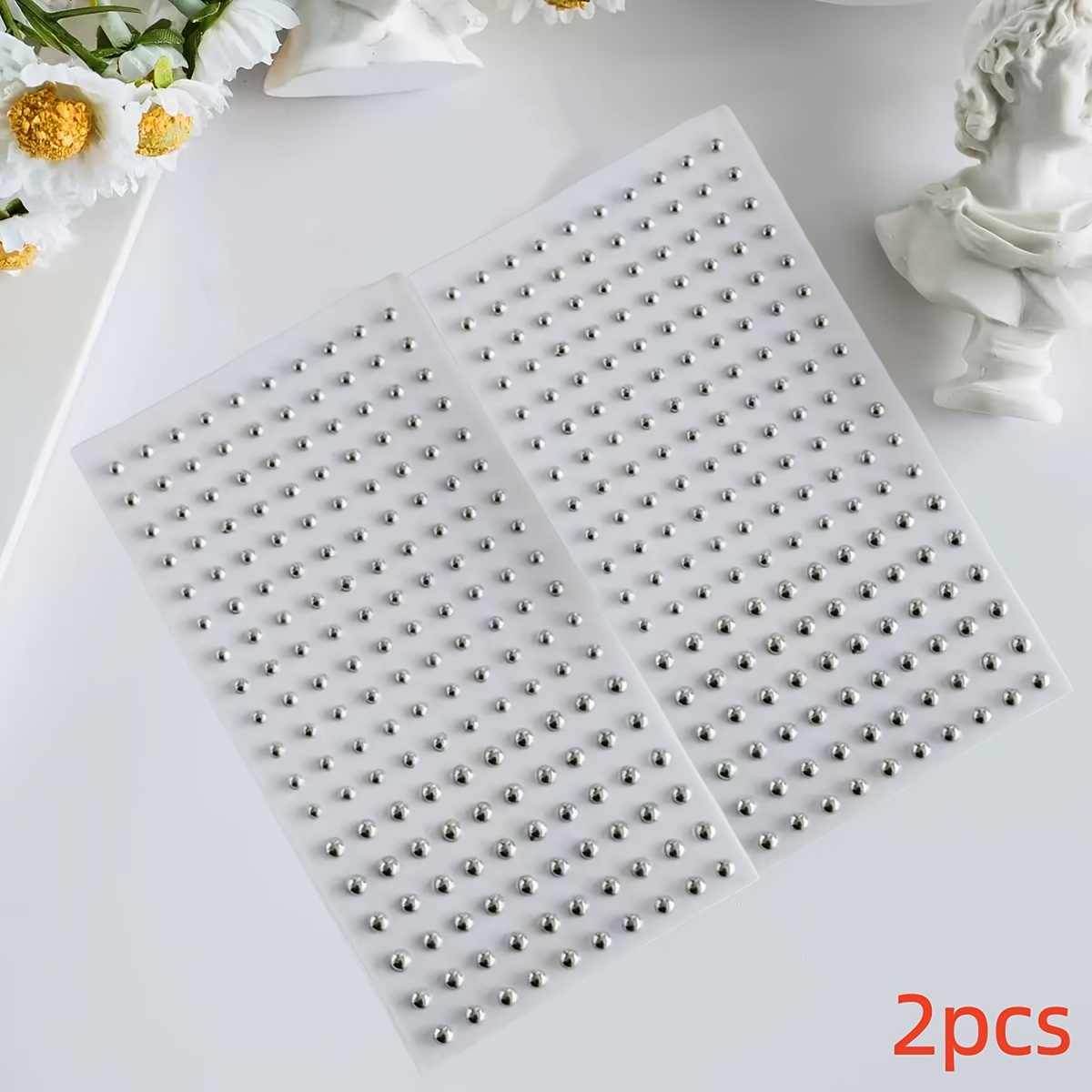 TEMU 2 pièces Autocollants de Lèvres Perçage, Faux Studs Adhésifs Étanches Réutilisables pour Sourcils, Anneaux de Nez, Corps, Nombril, Bijoux pour