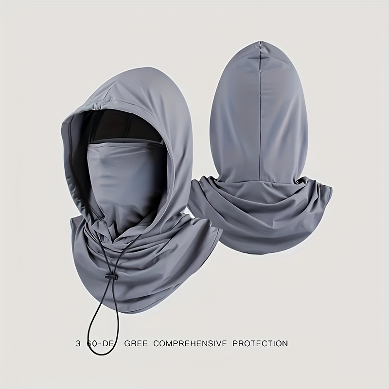A Summer Headwear Suitable for   Men and Women, Featuring  -in-one Design That   a Cooling Cap, Sun Protection Face Mask, Cycling Neck Gaiter, and Balaclava Face Mask
