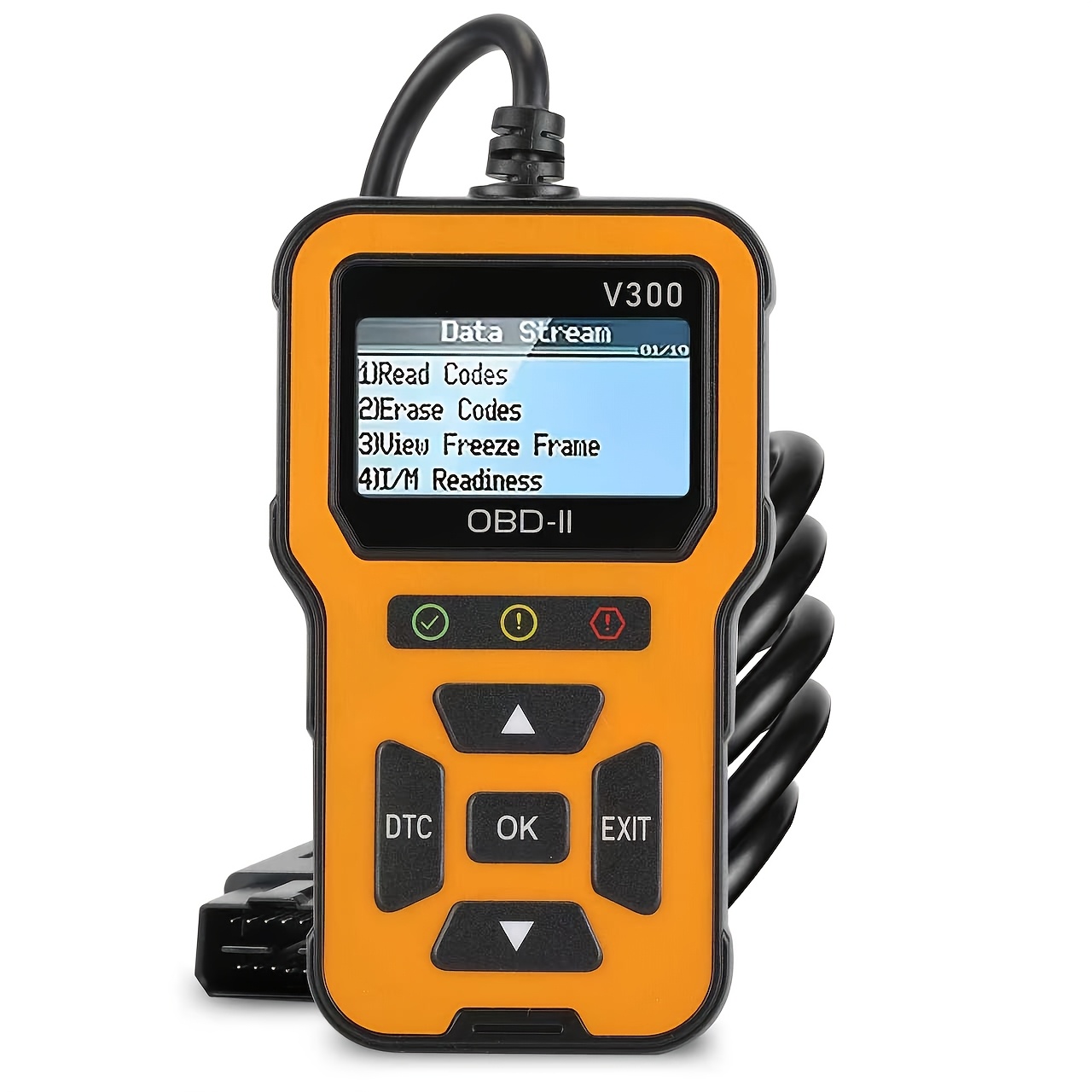 TEMU Scanner amélioré 2026, données en , outil de lecture de codes de diagnostic OBDII pour mécanicien professionnel, utilisé pour vérifier les de du