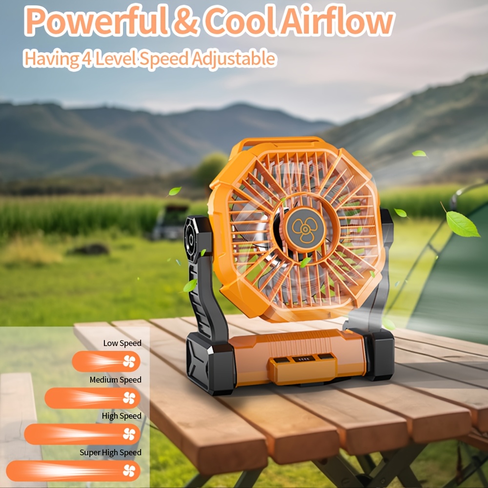 rechargeable outdoor fan