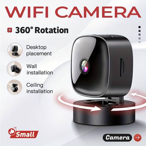 smart wifi camera portable cam with surveillance security camera rechargeable polymer battery usb battery