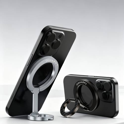 imagen del artículo soporte magnético plegable de cara para teléfono, para gimnasio, cinta de correr, soporte universal plegable para coche, soporte magnético para smartphone