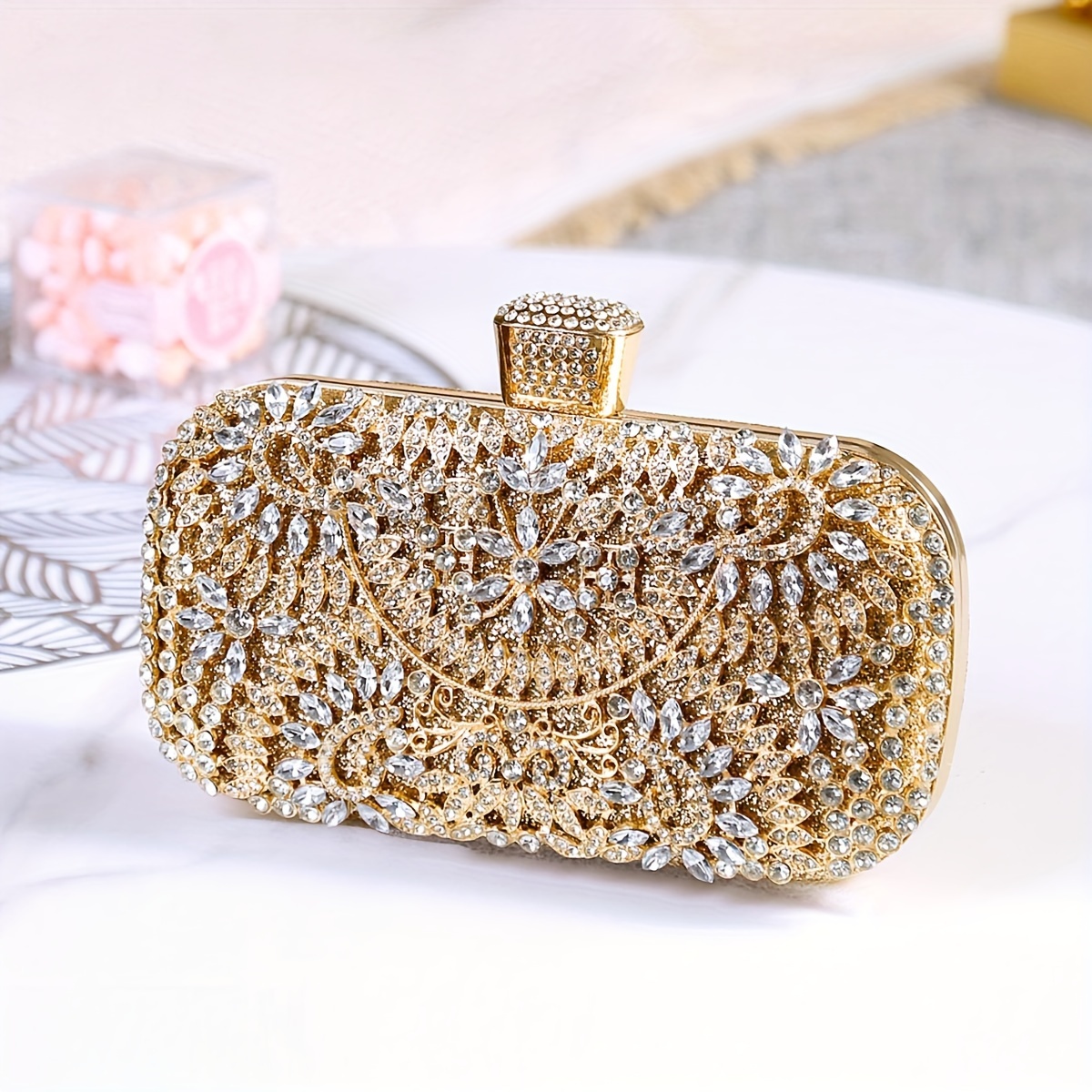 Small gold clutch sales bag