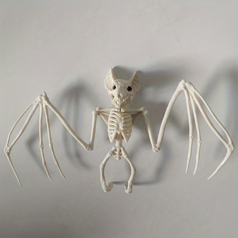 Image of Halloween Bat Animal Skeleton Decoration Holiday Scene Setup Prop (head Rotatable And Detachable, Jaw Detachable)