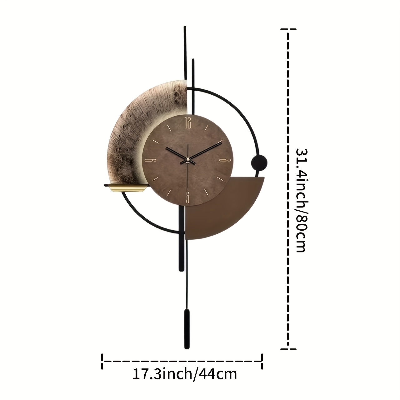 E-shop Wanduhr für Wohnzimmer, Moderne einfache Uhr, Wanduhr, , Hintergrundwand, Gitterdekoration, Leise Wanduhr